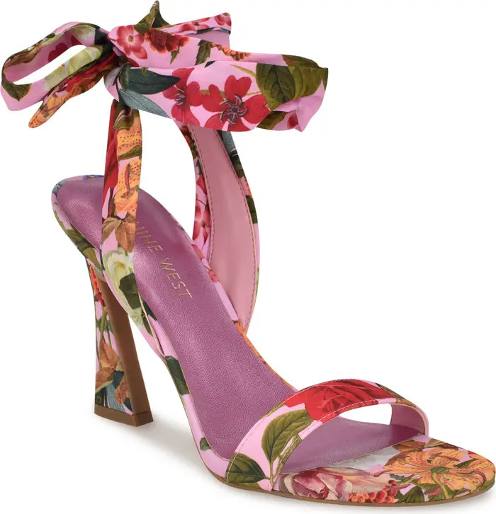 Nine West Kobs Ankle Tie Sandal (Women) | Nordstromrack | Nordstrom Rack