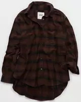 Aerie Anytime Fave Flannel Button Down Shirt | Aerie