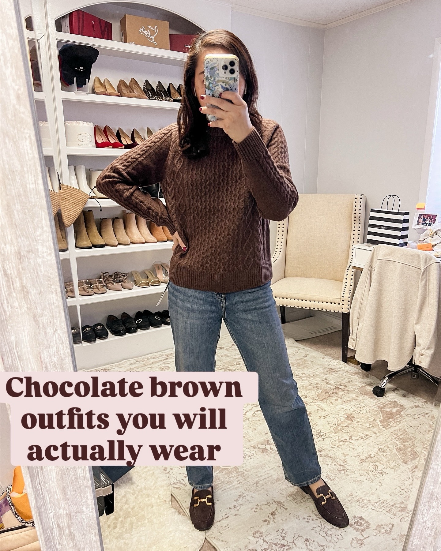 Chocolate brown outfits you will actually wear, thanksgiving outfit, date night, work wear, running errands, elevated casual, everyday casual 

#LTKItBag #LTKShoeCrush #LTKStyleTip