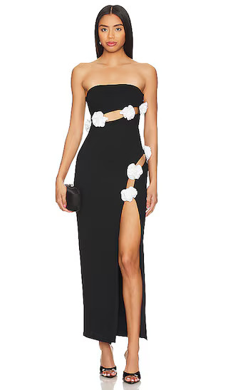 Alden Maxi Dress in Black | Revolve Clothing (Global)