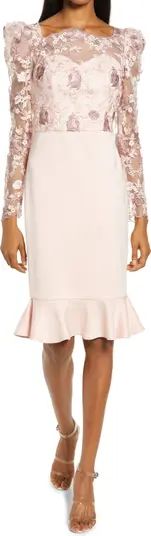 Long Sleeve Lace Body-Con Dress | Nordstrom