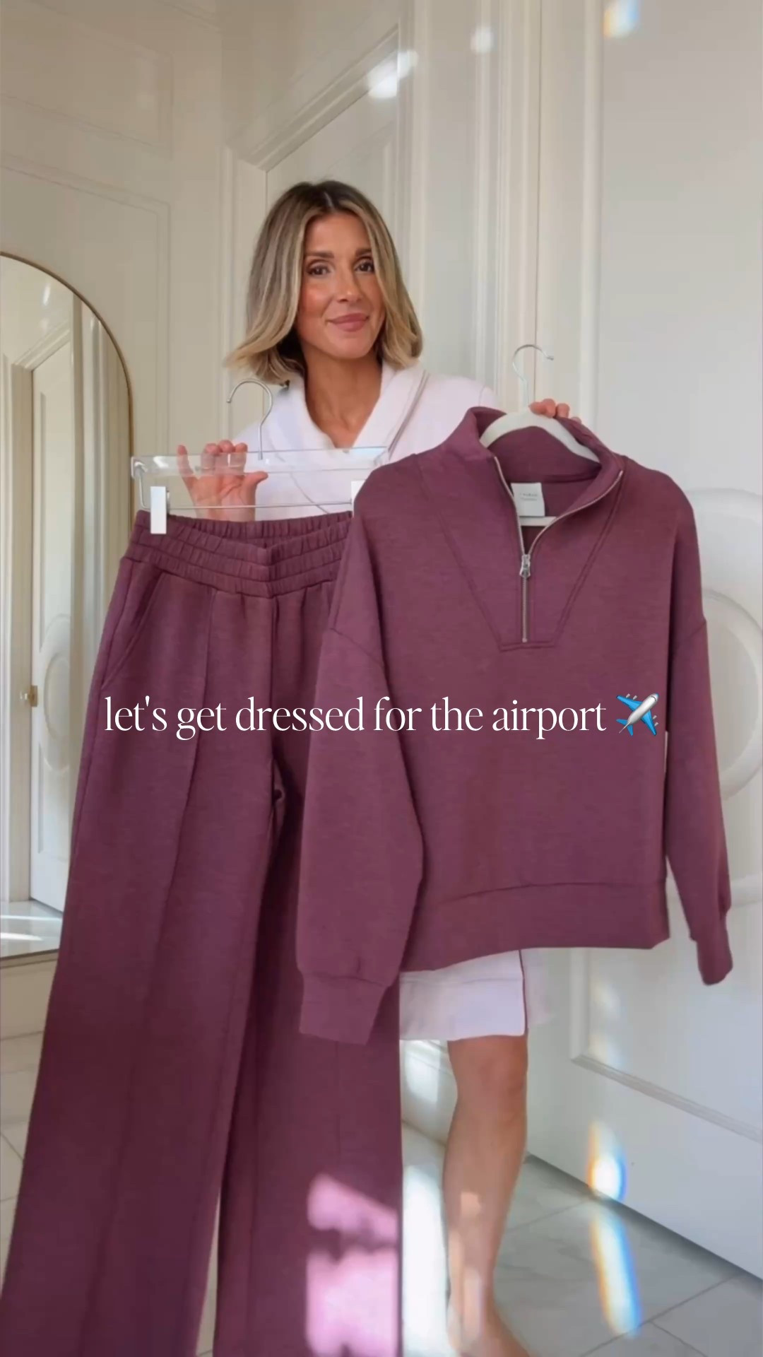 The best travel set. Love this look for an airport day, working from home, mom duty, it's the perfect lounge set. I'm 5'7 and wearing the 30" inseam 

#LTKTravel