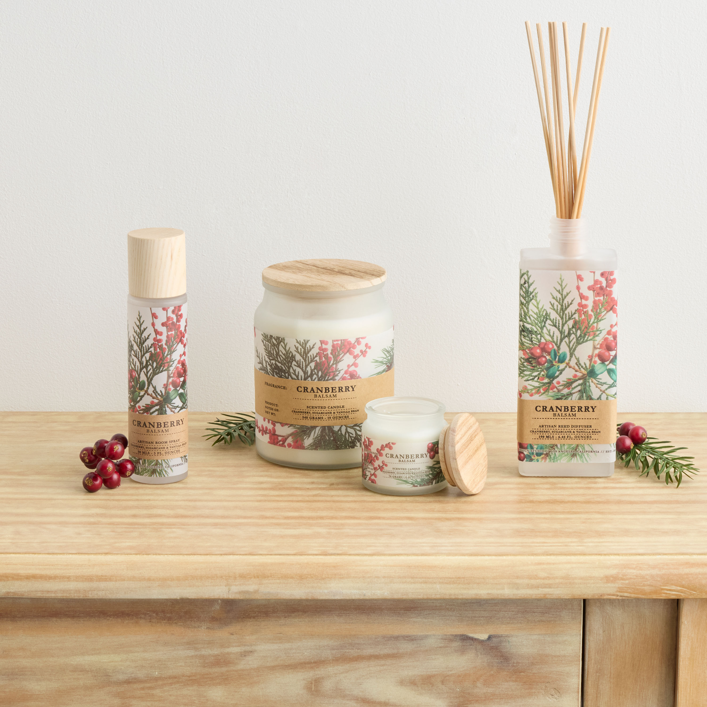 Winter Woodland Cranberry Balsam Home Fragrance Collection | World Market