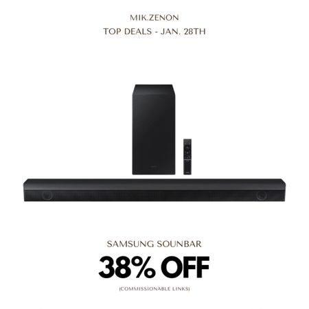 38% off this Samsung Sound Bar! 