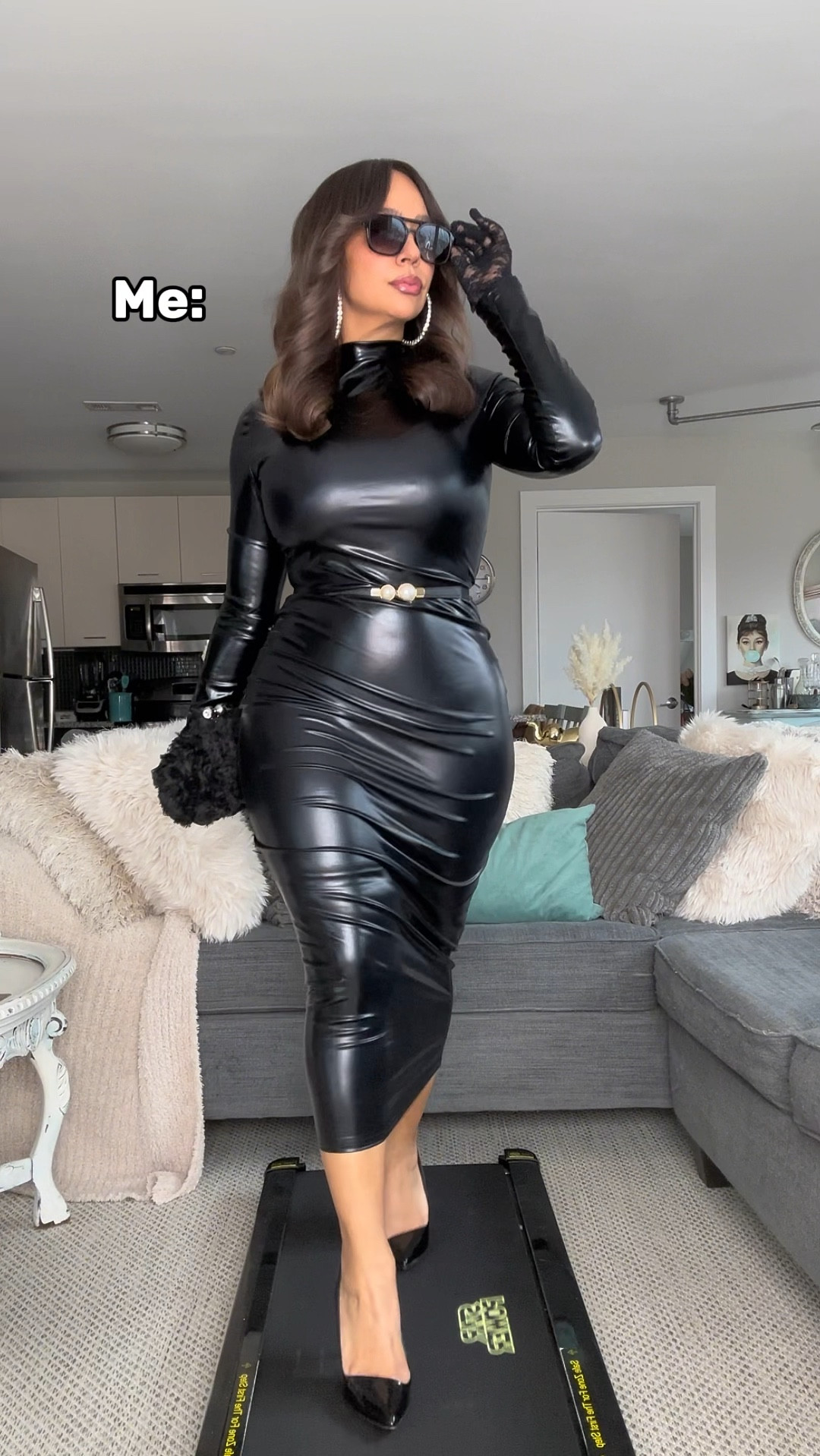 Casual?! Idk her! 😎 Styling this faux leather midi dress. 

Additional styles & plus size options included!

Sizing - 5’3 155 lbs Size 8 - Wearing a M

#fauxleatherdress 
#longsleevemididress 
#mididressstyle 
#allblackoutfit 
#howtostyleallblack 
#stylingtips 

Styling tips, how to style all black, all black outfit, black midi dress outfit, over 35 fashion 

#LTKshoecrush #LTKstyletip #LTKfindsunder50