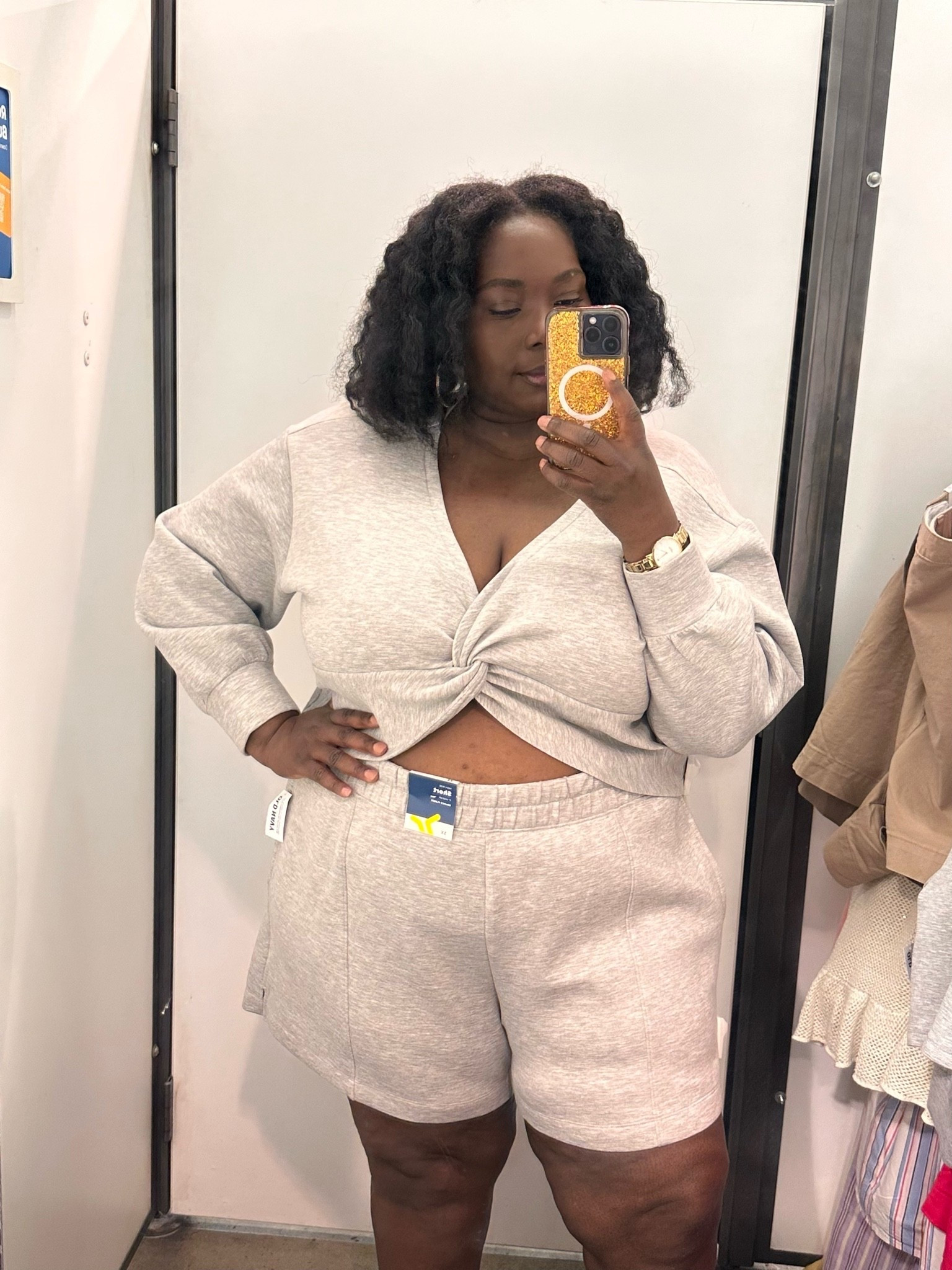 If you’re looking for a cute athleisure set with shorts, checkout this bounce fleece top and shorts from @oldnavy

#LTKPlusSize #LTKMidsize #LTKOver40