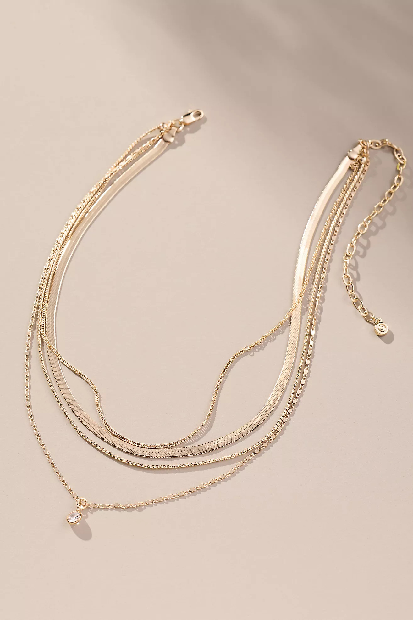 All the Chains Layered Necklace | Anthropologie (US)