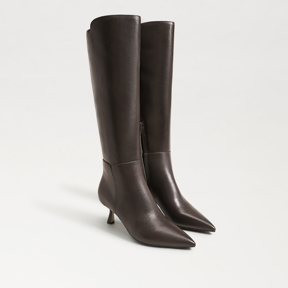 Taylin Wide Calf Pointed Toe Knee High Boot | Sam Edelman