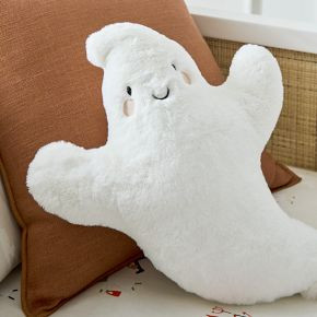 Kids Ghost Pillow | West Elm (US)