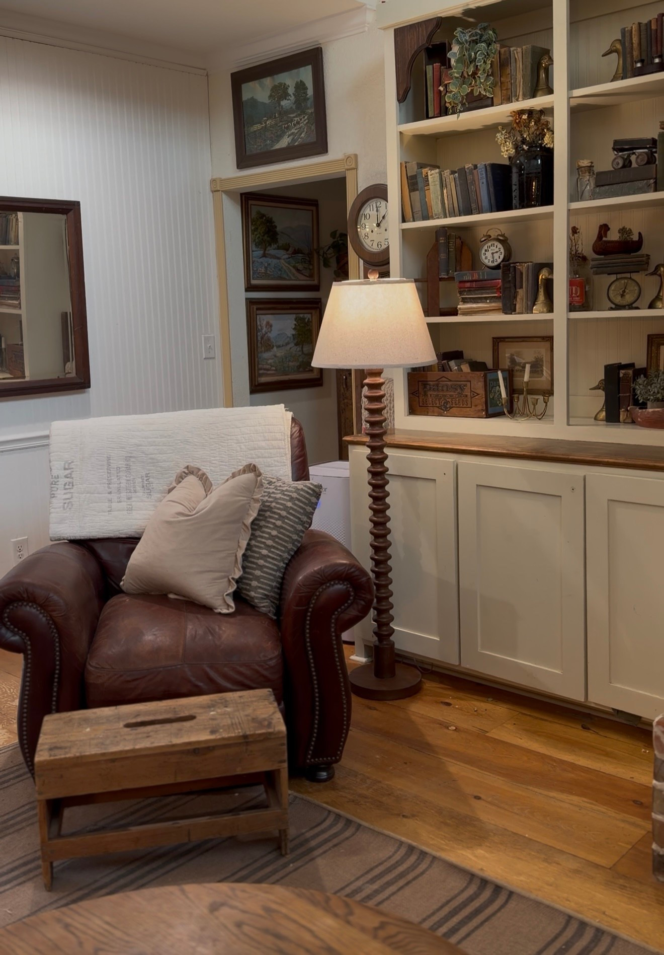 The cutest wood floor lamp 

#LTKFindsUnder100 #LTKHome