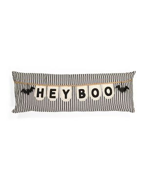 12x34 Oversized Hey Boo Banner Pillow | TJ Maxx