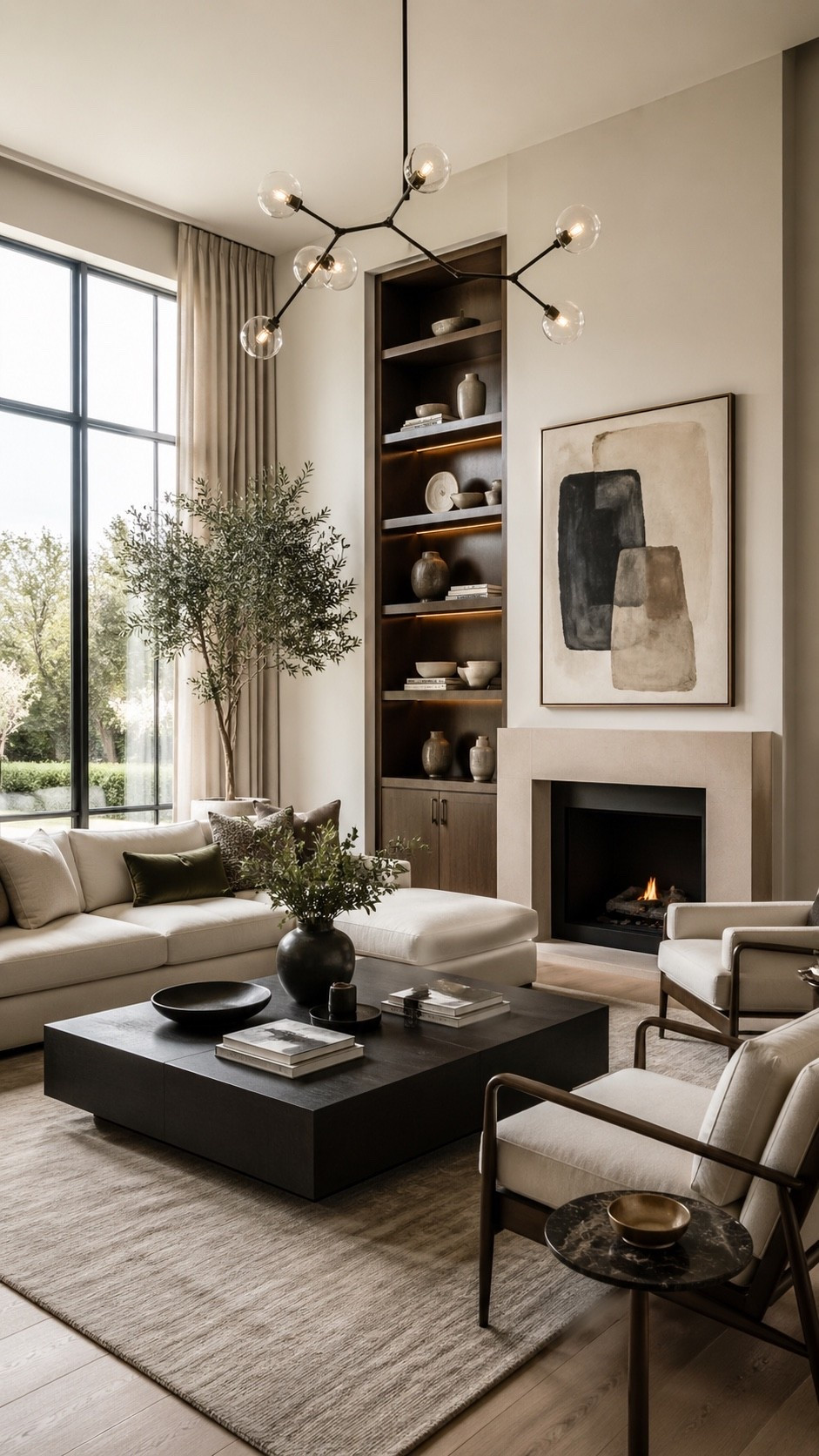 Elegant living room with clean lines, warm wood accents, and a refined modern organic feel.

#livingroomdesign #neutralinterior #modernlivingroom #interiordesign #homedecor #warmminimalism #organicmodern #livingroomdecor #modernhome #interiorinspo #eleganthome #designerstyle #cozyhome #softminimalism #contemporaryinterior #homeinspiration #pinteresthome #ltkhome #calmhome #refinedinteriors
