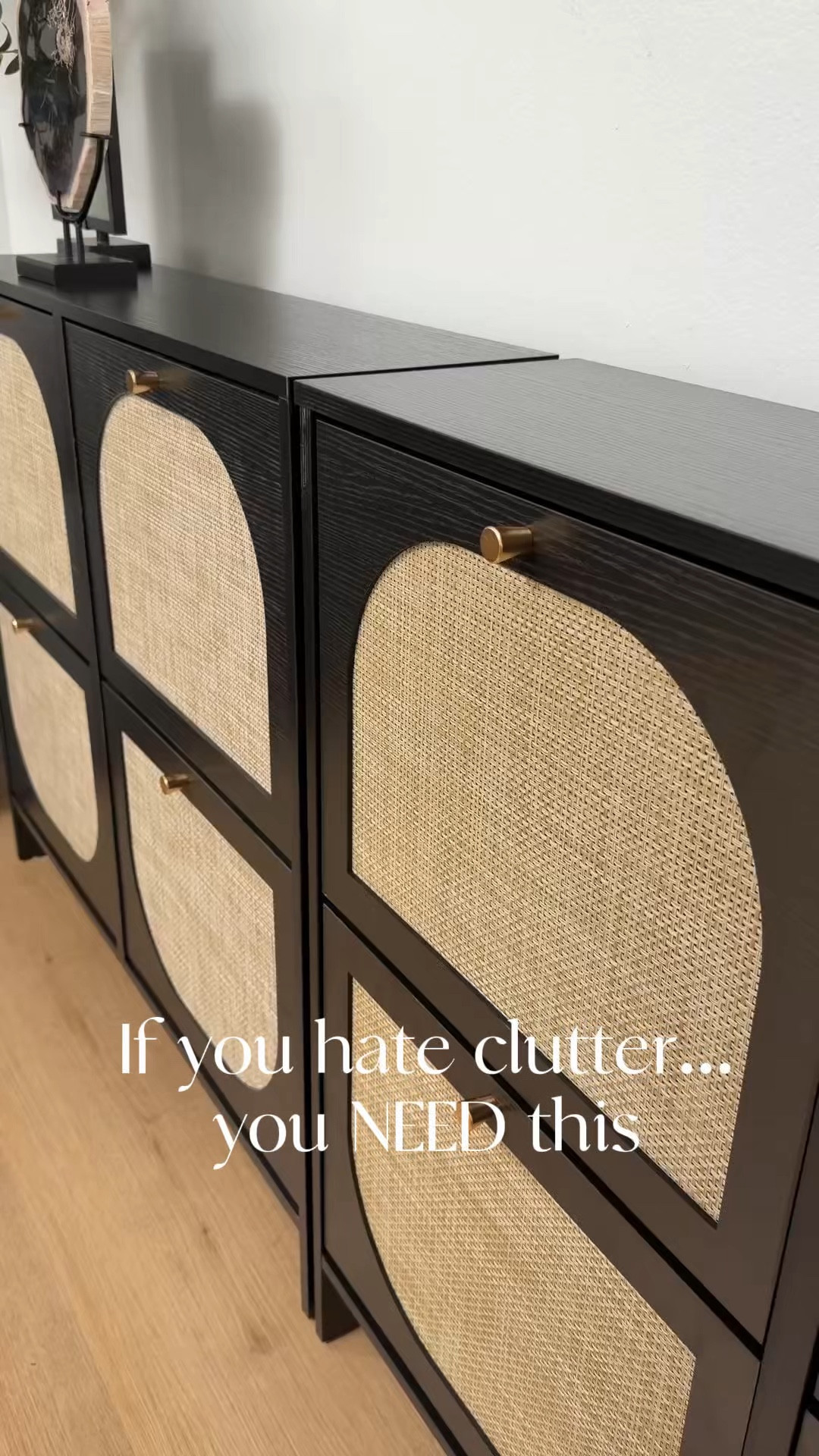 comment NEED THIS and I’ll send you the details. 

This amazon find instantly made my entryway look so much cleaner.  It completely hides the shoe mess and makes your entryway look so clean and put together without taking up a ton of space. Perfect for small spaces and just makes everything feel more elevated!

#amazonfinds #homeorganization #entrywaydecor #smallspaceideas #homeinspo