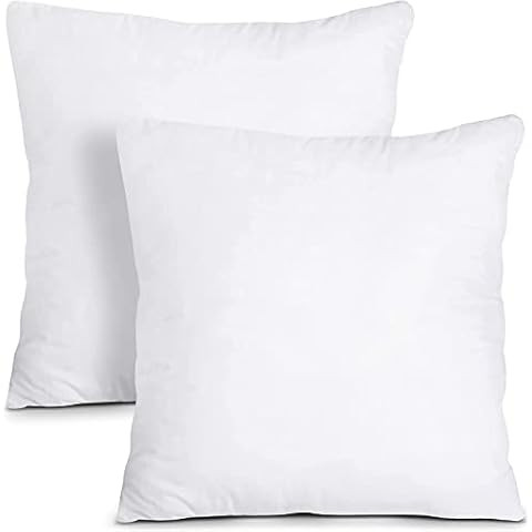 Yesterday Home 28x28 Euro Pillow Inserts-Down Feather Pillow Inserts-White | Amazon (US)