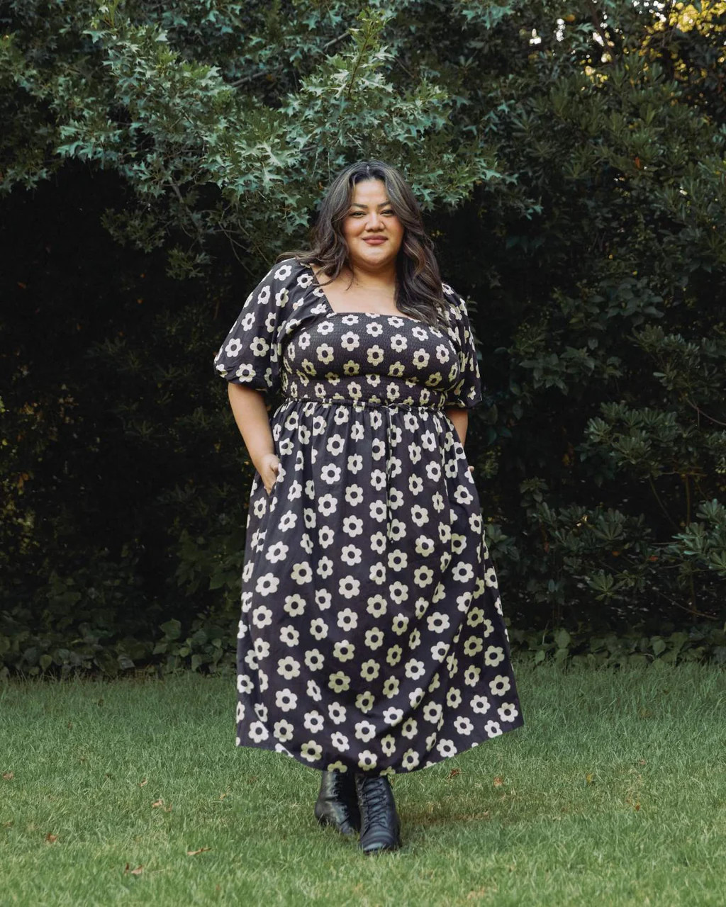 The Katrina Dress Extended | Noir Daisy | Christy Dawn