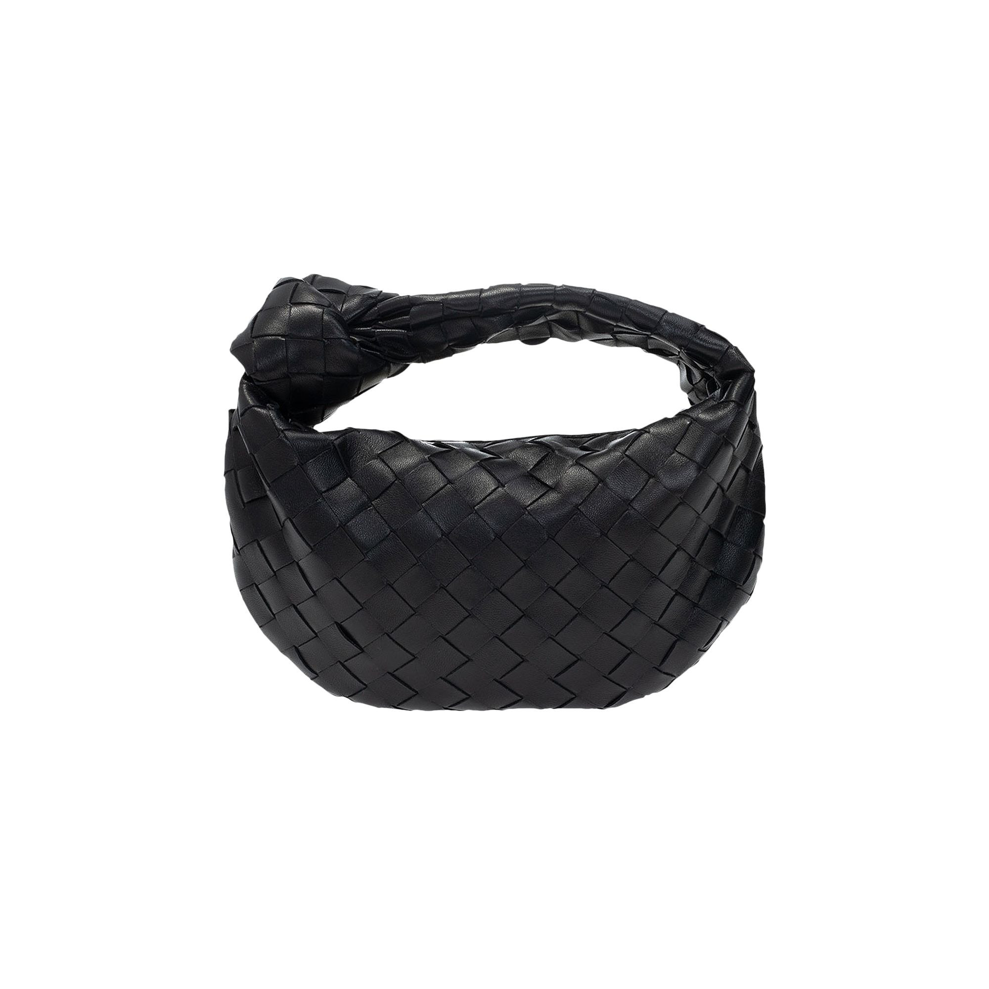 Bottega Veneta Mini Jodie Bag 'Black/Silver' | GOAT