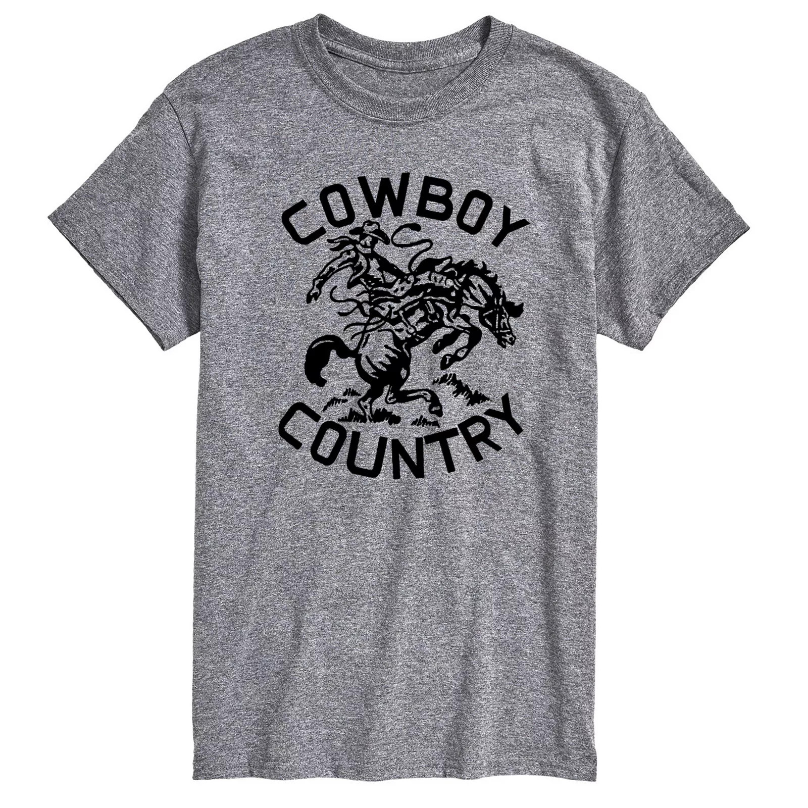 Men's Cowboy Country Graphic Tee, Size: Small, Athletic Grey | Kohl's