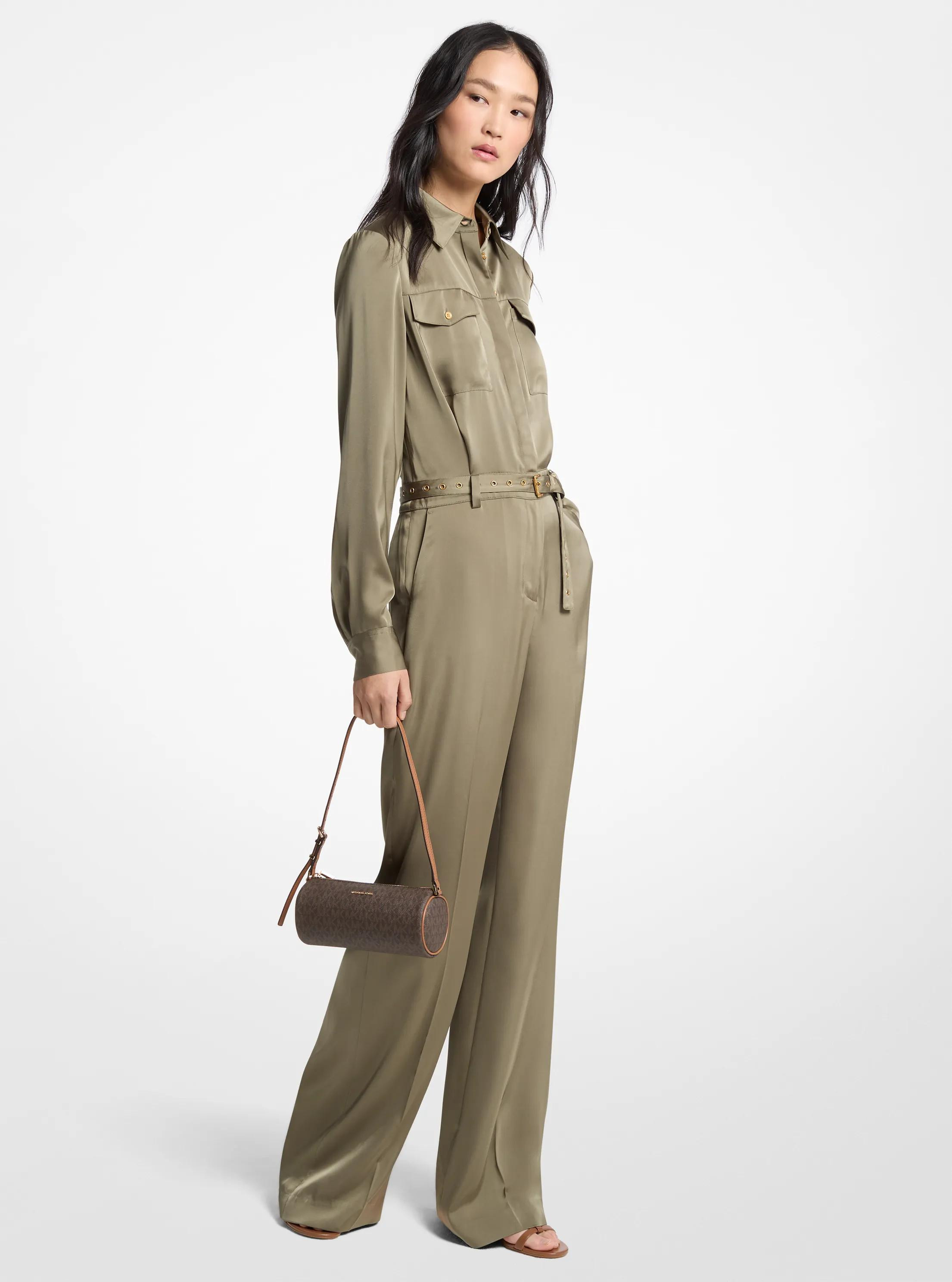 Satin Jumpsuit | Michael Kors US
