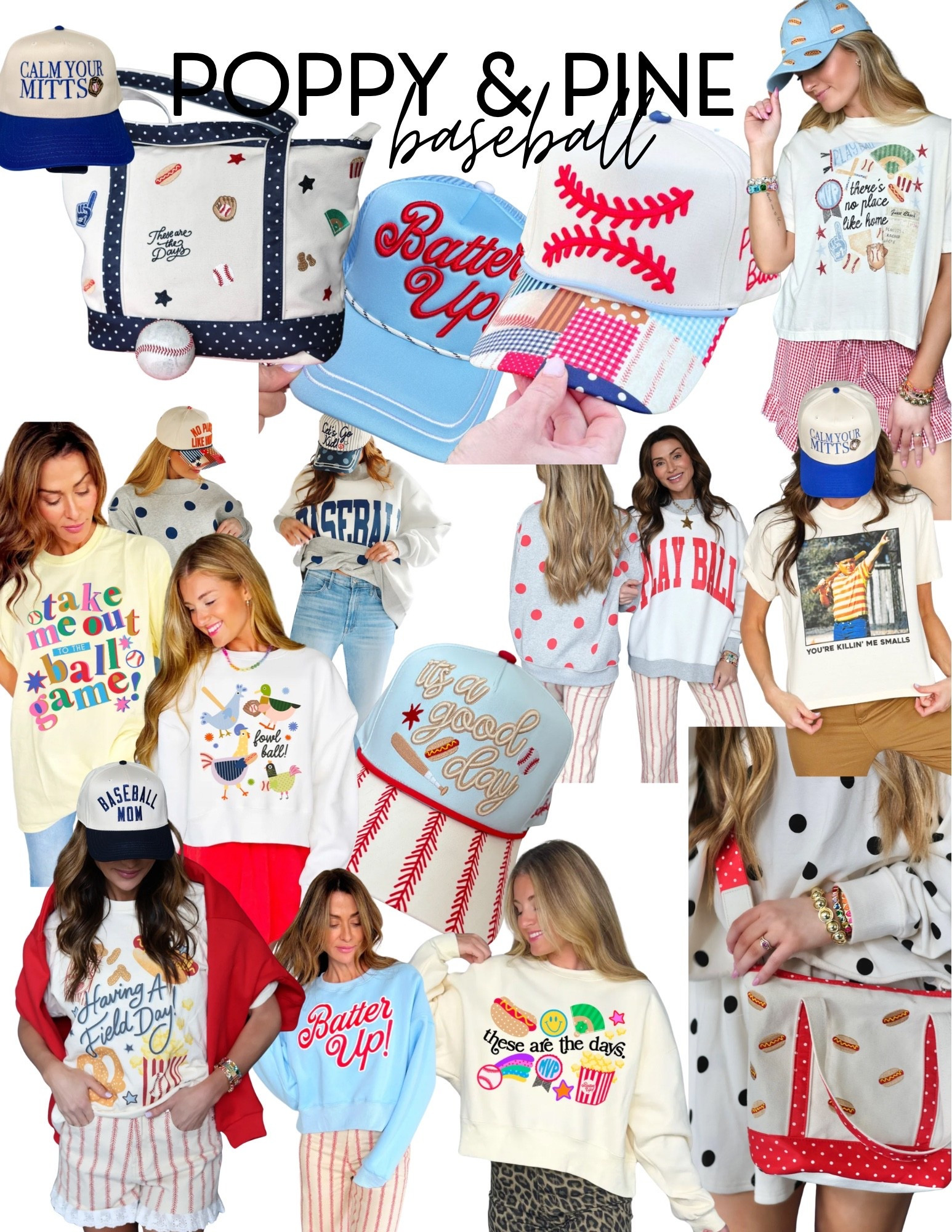 POPPY & PINE BASEBALL EDIT