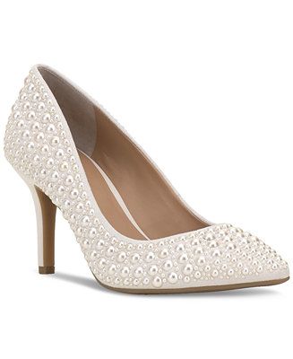 Women's Zitah Embellished Pointed Toe Pumps, Created for Macy's | Macy's