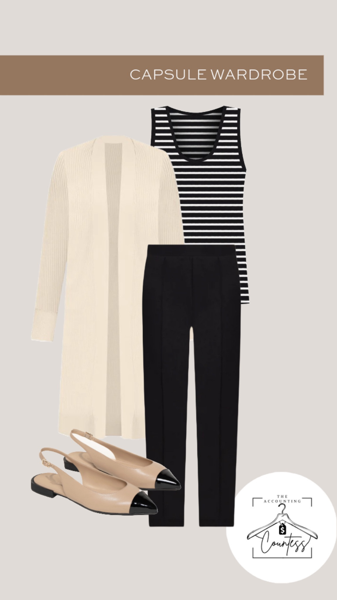 Summer capsule wardrobe outfit 

#LTKWorkwear #LTKSeasonal #LTKShoeCrush