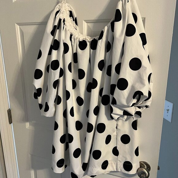 Vici Polka Dot off the shoulder dress | Poshmark