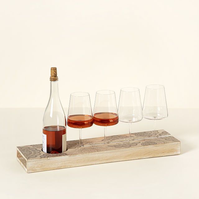 Personalized Wine Serving Tray | UncommonGoods