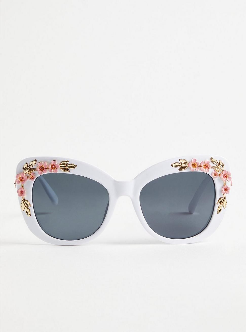 Rosette Cat Eye Sunglasses | Torrid (US & Canada)