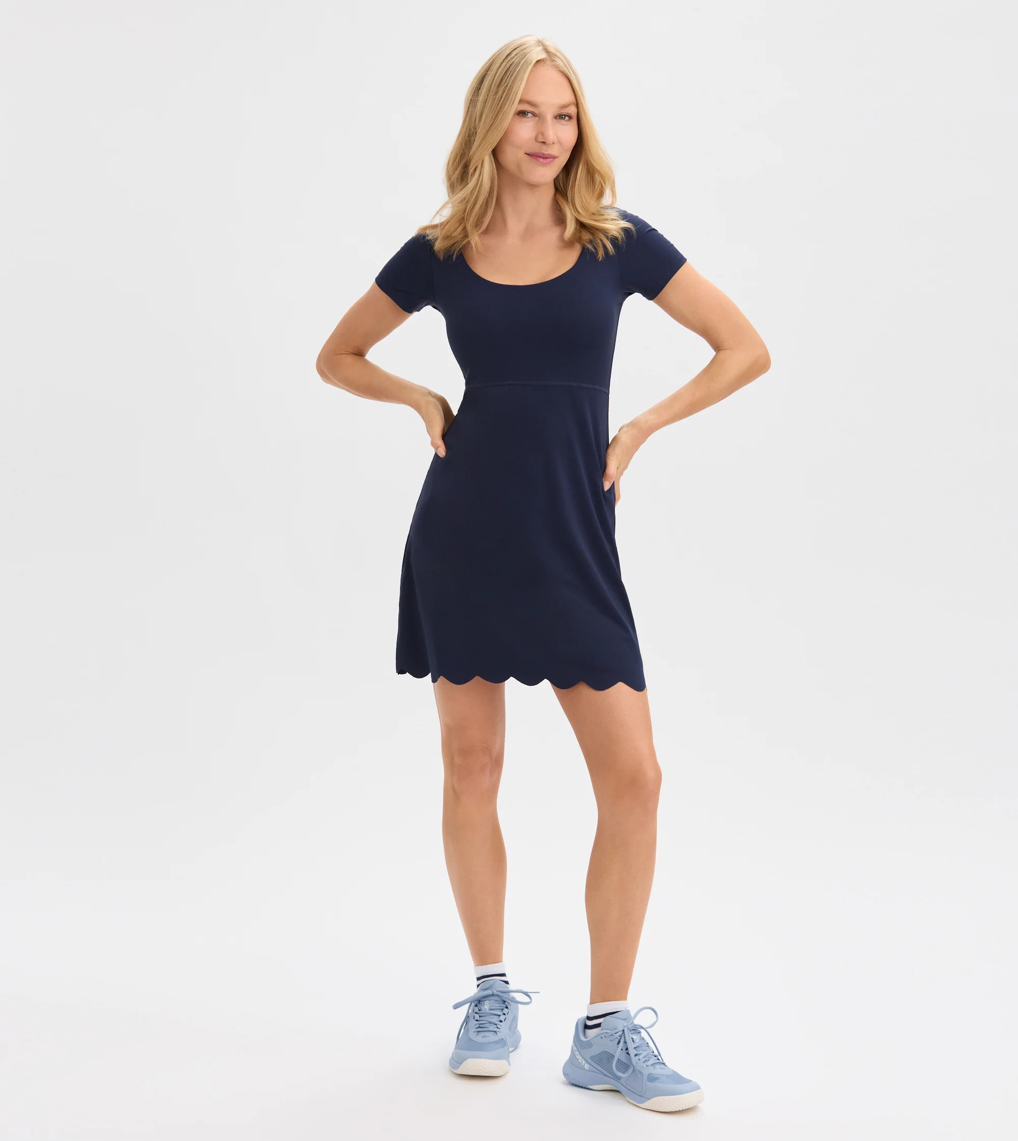 Renwick Scallop Hem Walking Dress | Renwick