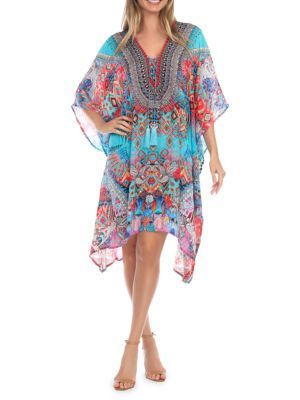 Lace Up Caftan Swim Cover Up | Saks Fifth Avenue OFF 5TH