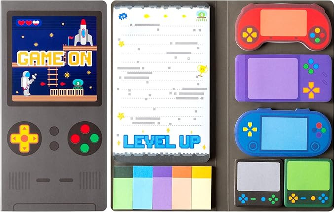 B1ykin Sticky Notes Set - Cartoon Theme Cute Self-Stick Notes Pad Teacher Appreciation Gifts， S... | Amazon (US)