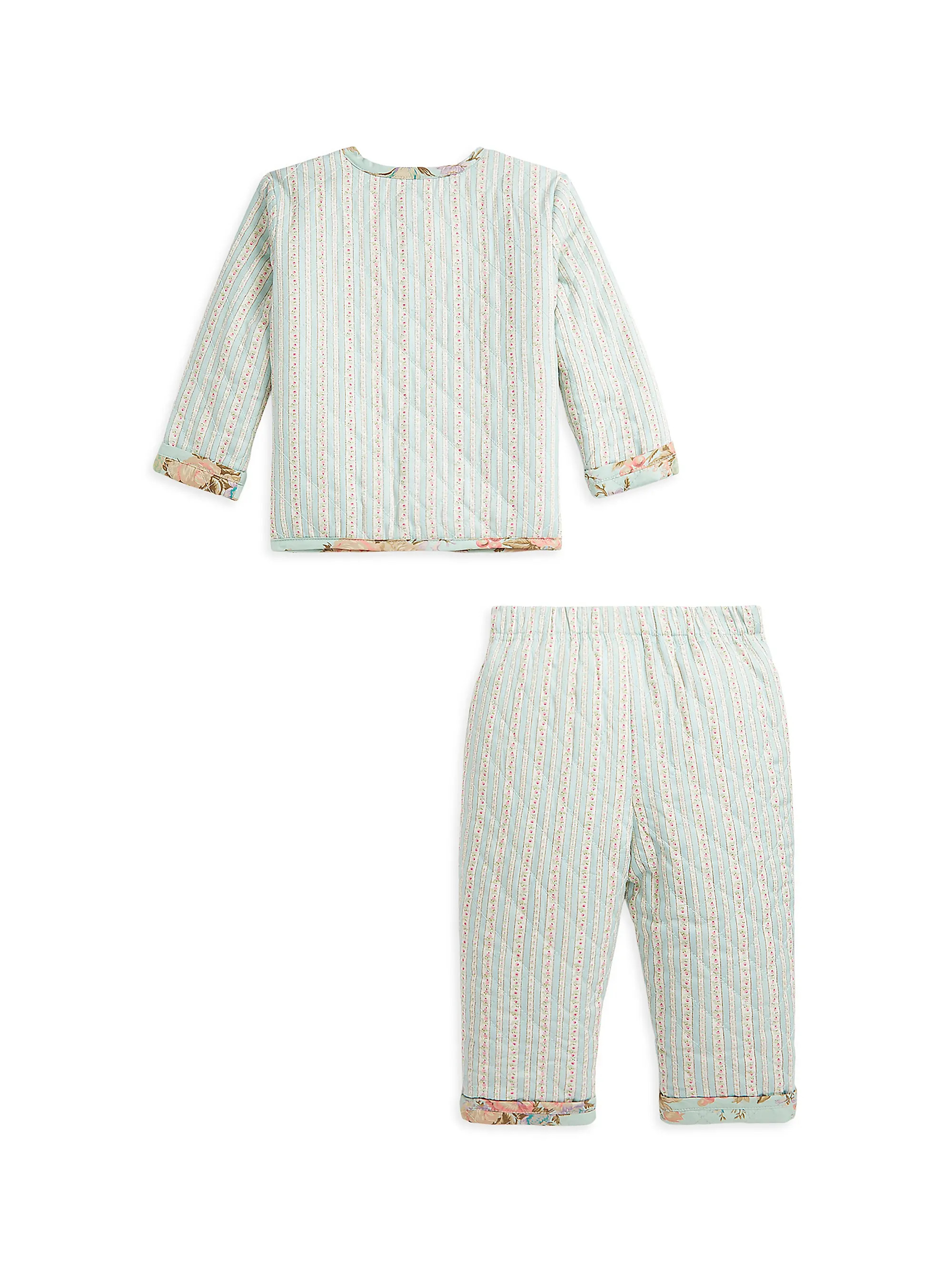 Baby Girl's Floral Reversible Quilted Set | Saks Fifth Avenue