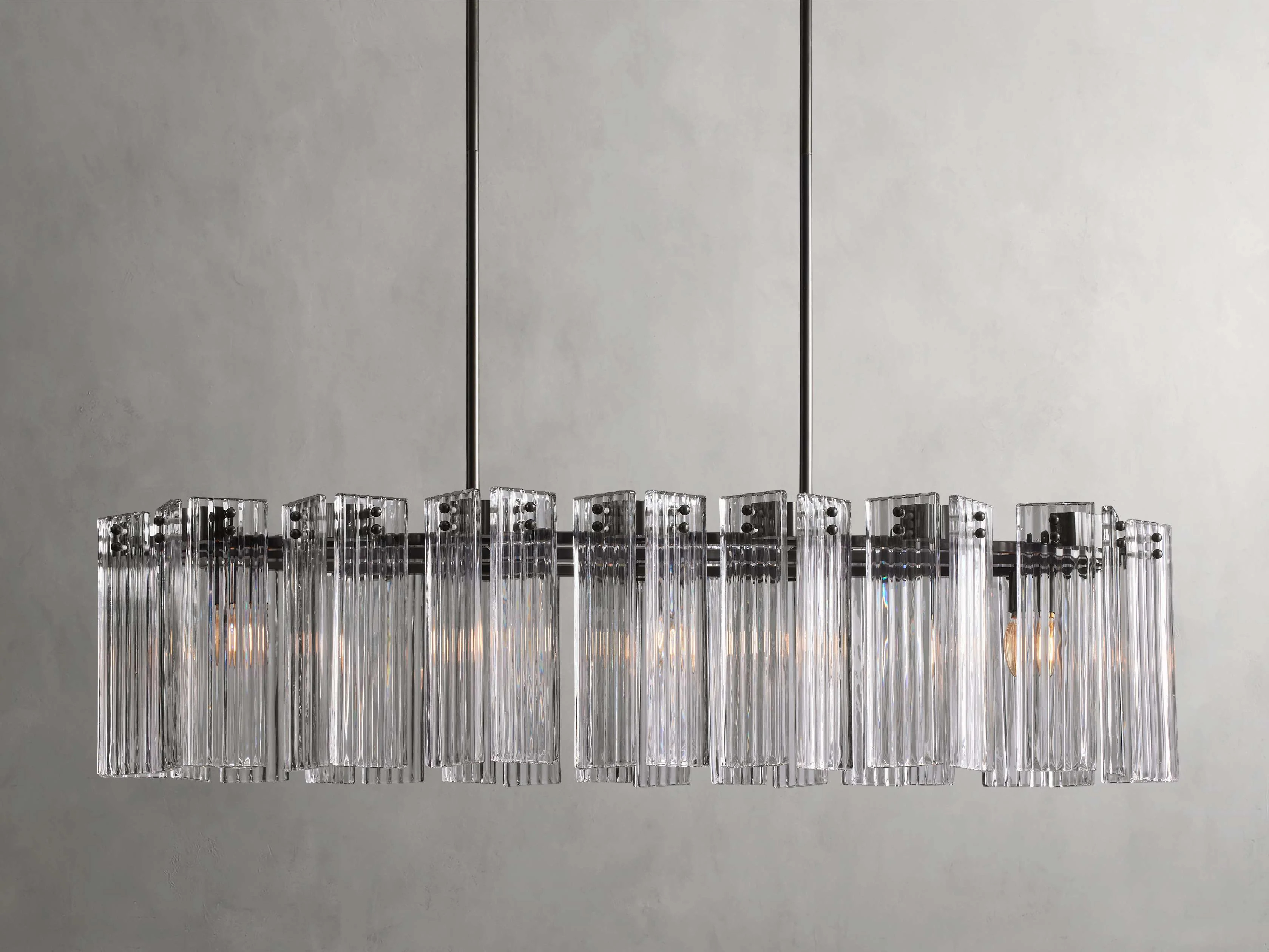 Delsie Oval Chandelier | Arhaus