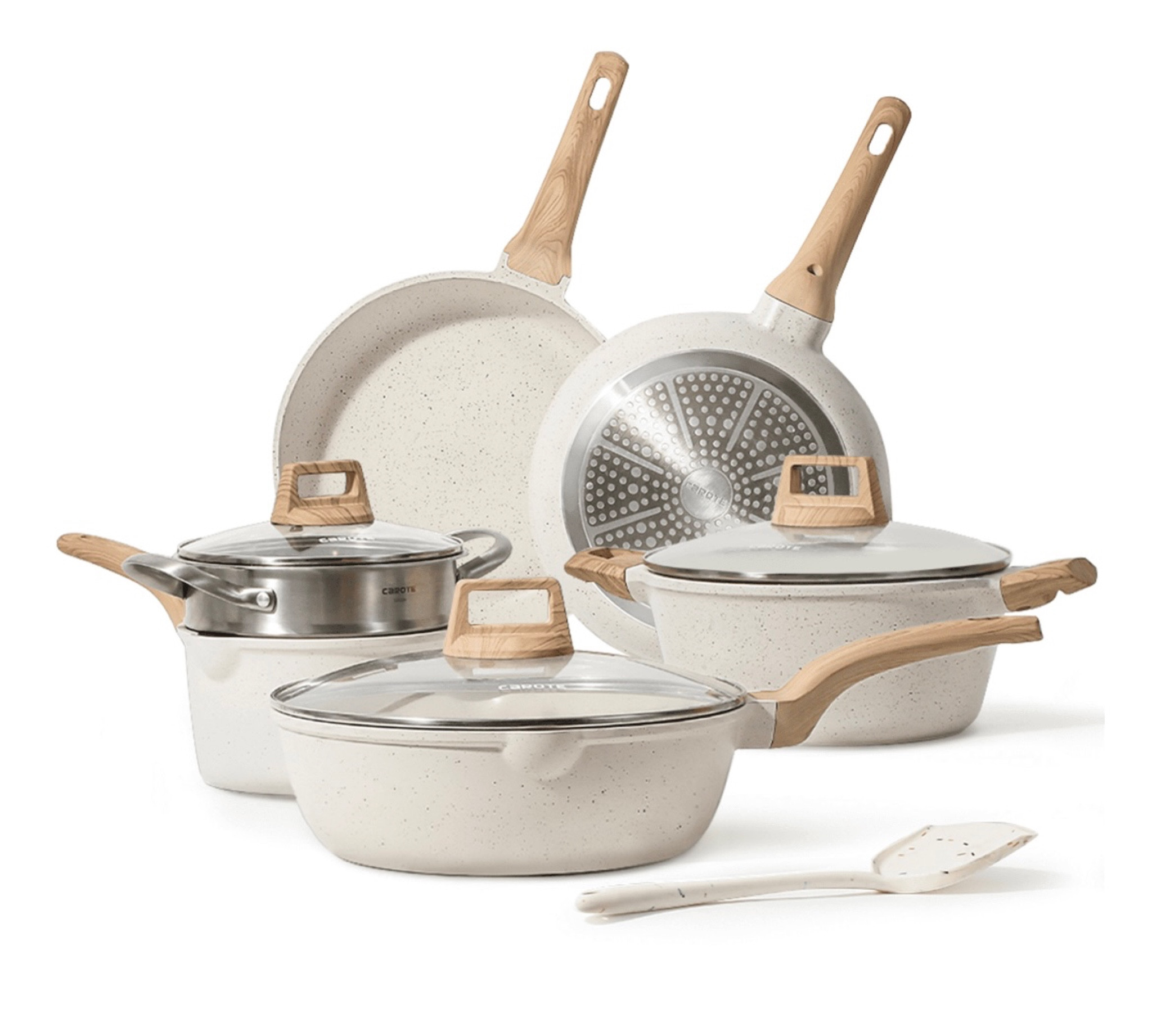 Huge sale on this non stick cookware! Great time to snag it! 🤍 #walmartfind #crazybusymama 

#LTKhome #LTKunder100 #LTKsalealert