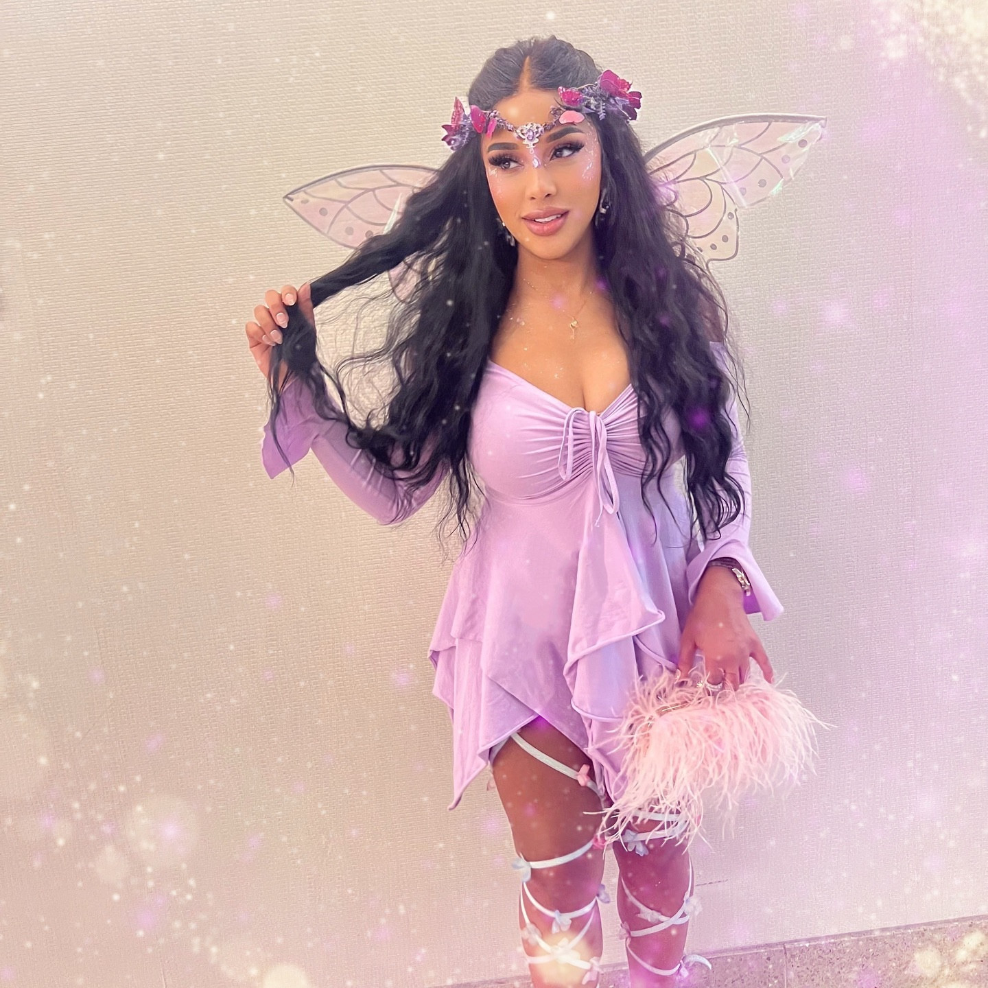 Fairy vibes 🧚‍♀️🎃

#halloween2024 #halloweencostume #halloweenparty #washingtondc #mgmnationalharbor #fairycostume #fairymakeup #halloweenmakeup