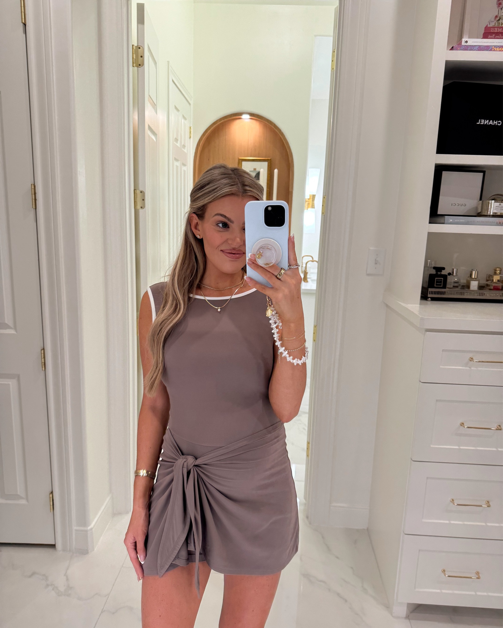 today’s ootd is this comfortable athletic dress that I have worn so many times. it has built in padding, shorts & a wrap skirt that is so flattering. works with a bump (still wearing my true size small) 

electric picks code: JESS20

bump friendly, pregnant, athleisure, athletic dress, abercrombie, 2nd trimester, phone case, pop socket, mom fit 

#LTKBump #LTKStyleTip #LTKFindsUnder100