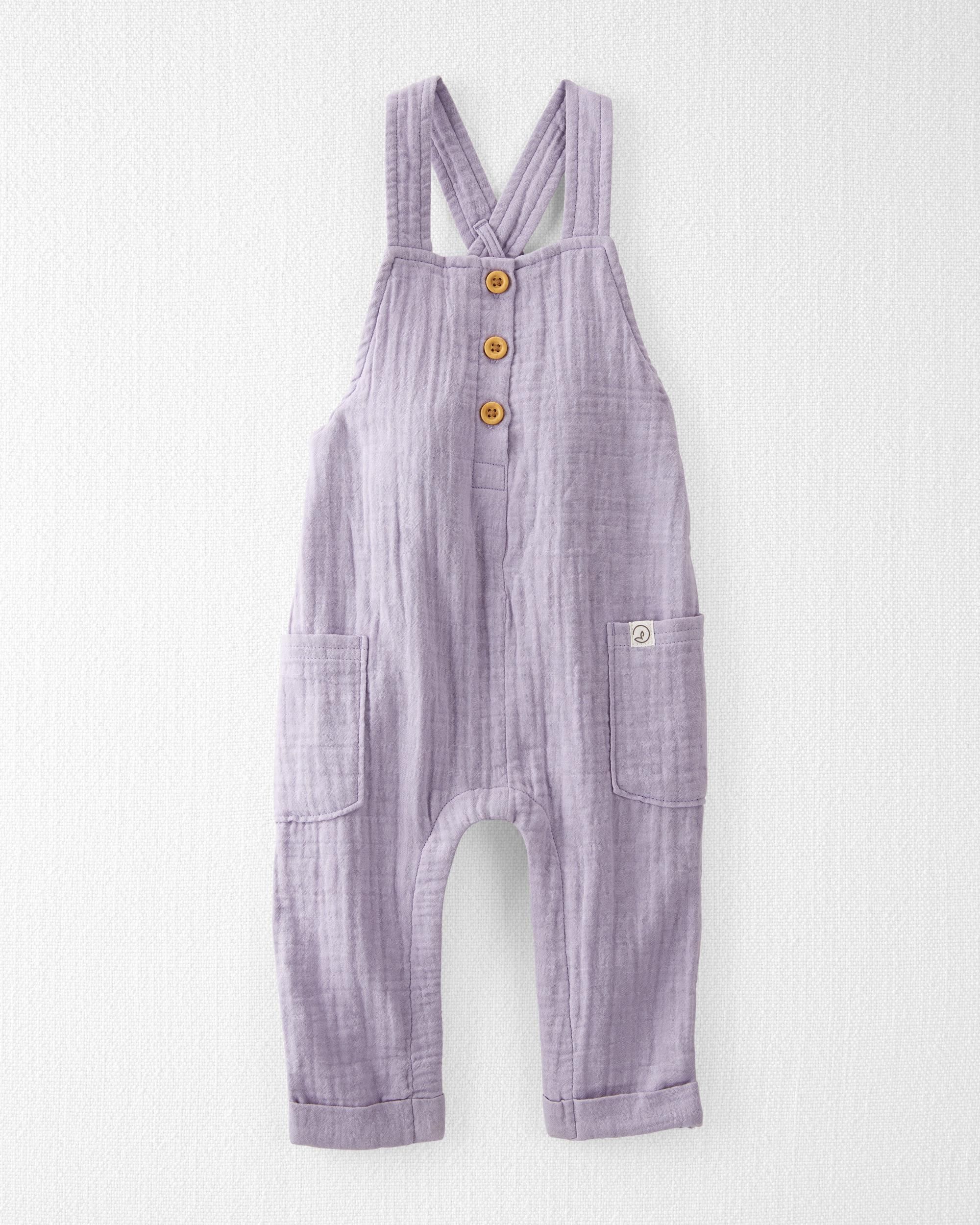 Baby Organic Cotton Gauze Overalls | Carter's