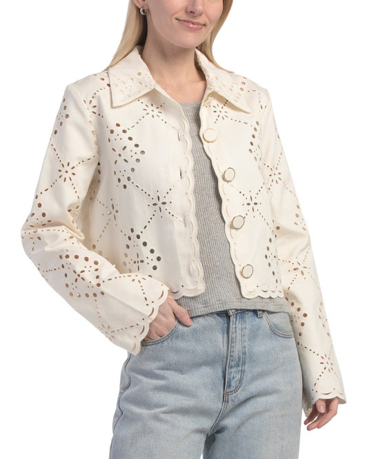 Embroidered Denim Jacket | TJ Maxx