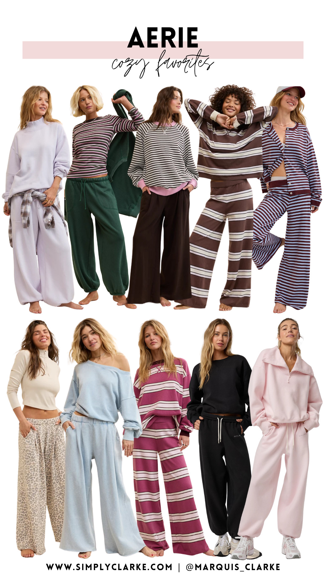 Aerie cozy season is officially here! So many cute matching sets, oversized sweatshirts + striped lounge pieces that are perfect for fall. These are the comfy finds you’ll live in all season! @aerie 

Aerie finds - Aerie fall - Aerie loungewear - matching sets - cozy fall outfits - fall loungewear - comfy outfits - women’s fall fashion 

 #LTKootd #LTKmomlife #LTKSeasonal