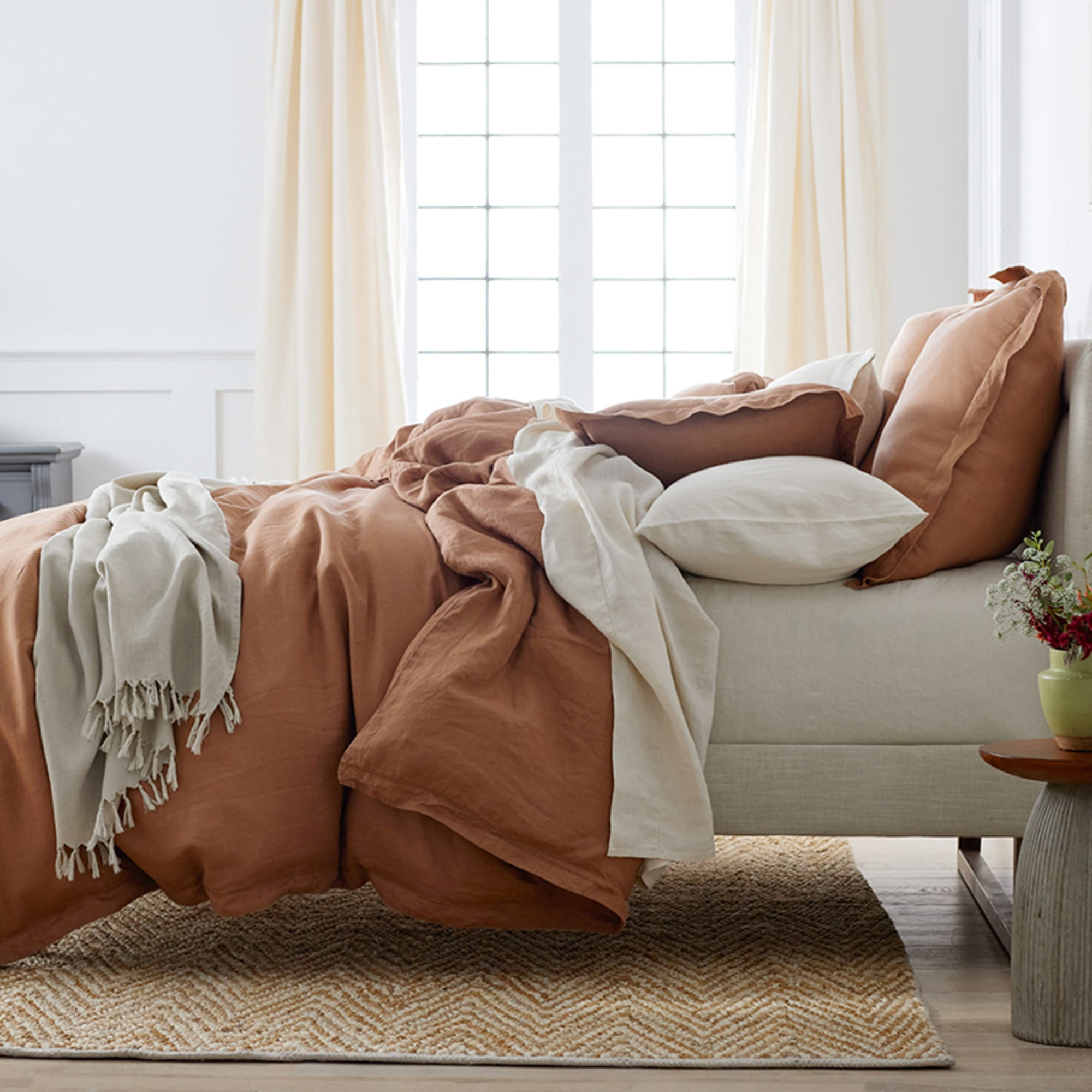 Legends Hotel™ Relaxed Linen Duvet Cover | The Company Store