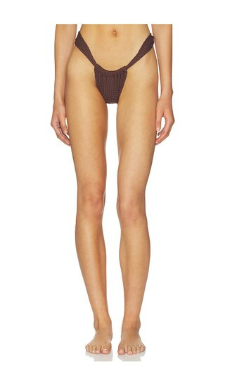 Montce Sandra Bikini Bottom in Brown. - size XL | Revolve Clothing (Global)