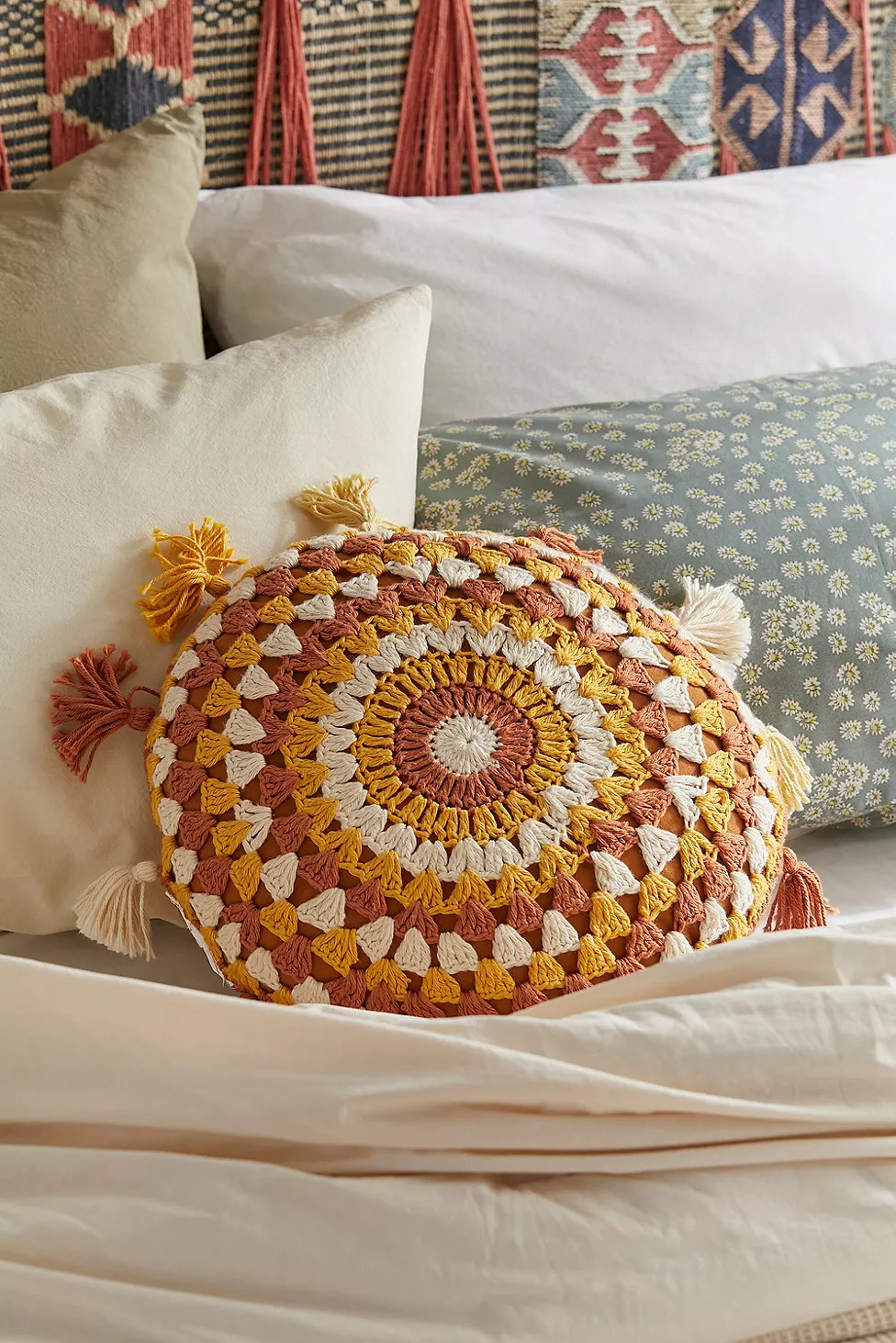 Golden Ray Throw Cushion | Urban Outfitters (EU)