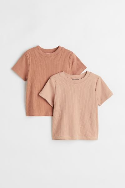 2-pack Ribbed Tops | H&M (US + CA)