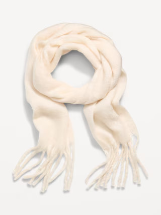 Brushed Fringed Scarf | Old Navy (US)