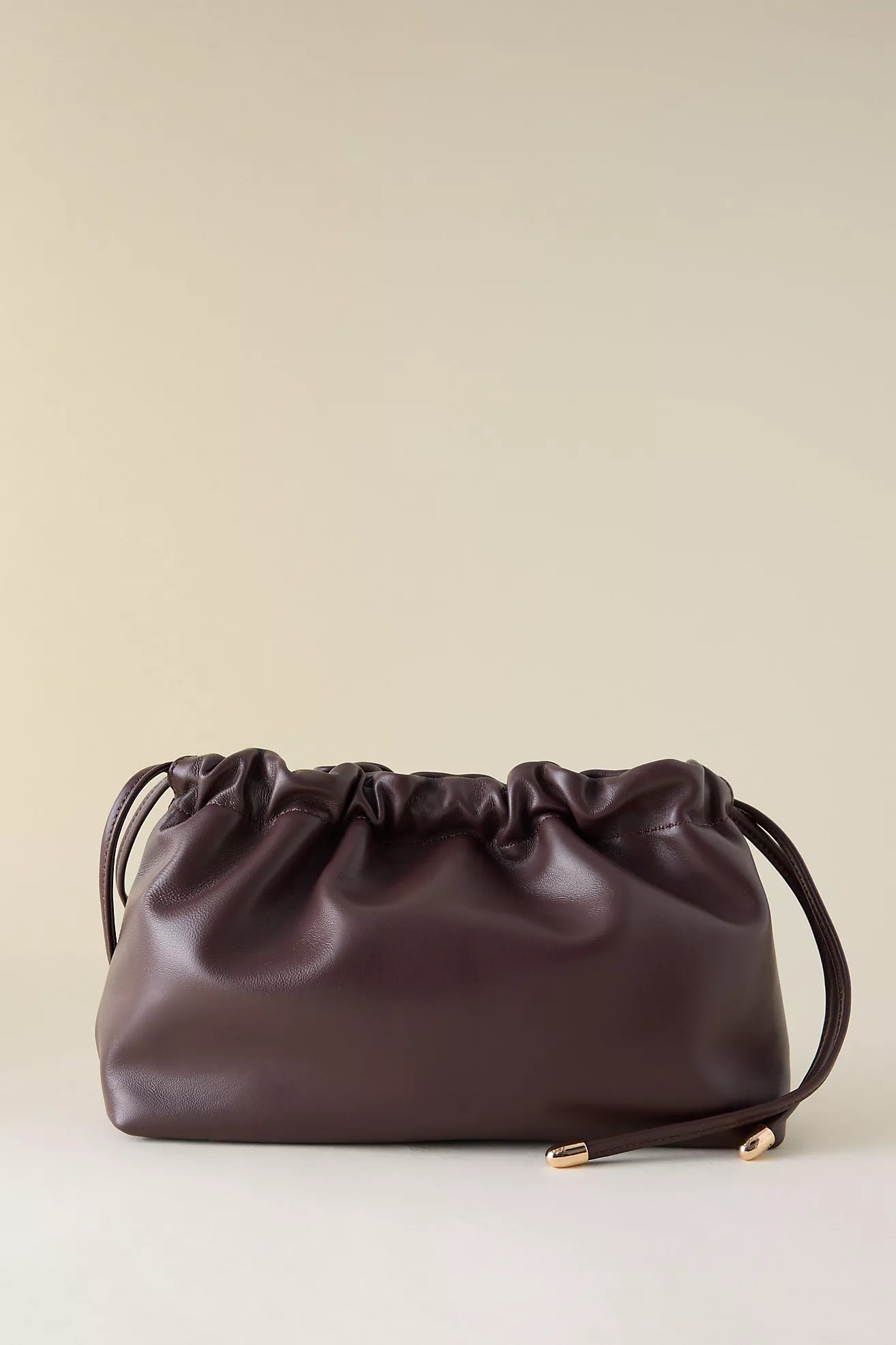 Leather Drawstring Clutch Bag | Anthropologie (UK)