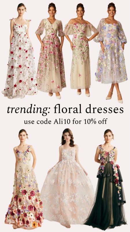 Wedding season is coming up, and these floral dresses are so gorgeous! The details are amazing, and they come in sizes 0-30. Some come in multiple color options, too! Several options under $100, and you can use code Ali10 for an additional 10% off! ……………. aw bridal floral dress long floral dress sleeveless dress dress with sleeves v neck dress tiered dress wedding dress formal wedding guest dress formal wedding dress wedding guest dress dress under $100 formal dress under $100 prom dress green dress easter dress easter Sunday dress colorful dress cream dress white wedding dress spring trends plus size formal dress plus size wedding dress plus size wedding guest dress plus size formal dress formal plus size dress plus size dress under $100

#LTKplussize #LTKwedding #LTKfindsunder100