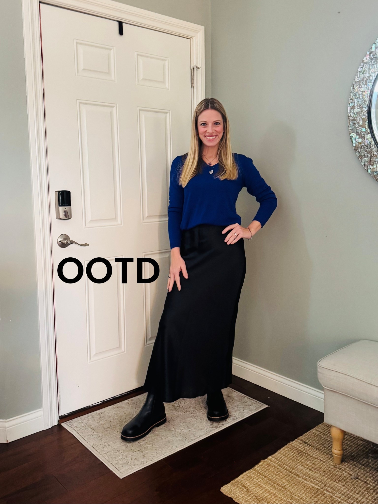 Love a cute satin skirt to dress up or down!

#LTKootd #LTKOver40 #LTKPetite