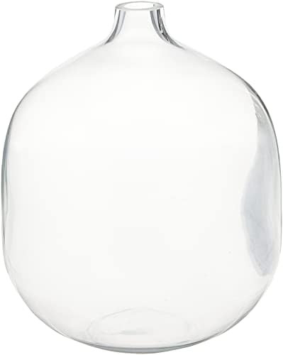 Bloomingville Stout Clear Glass Vase, 7" L x 7" W x 8.25" H | Amazon (US)