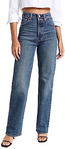 Levi's Womens Ribcage Full Length Jeans | Amazon (US)