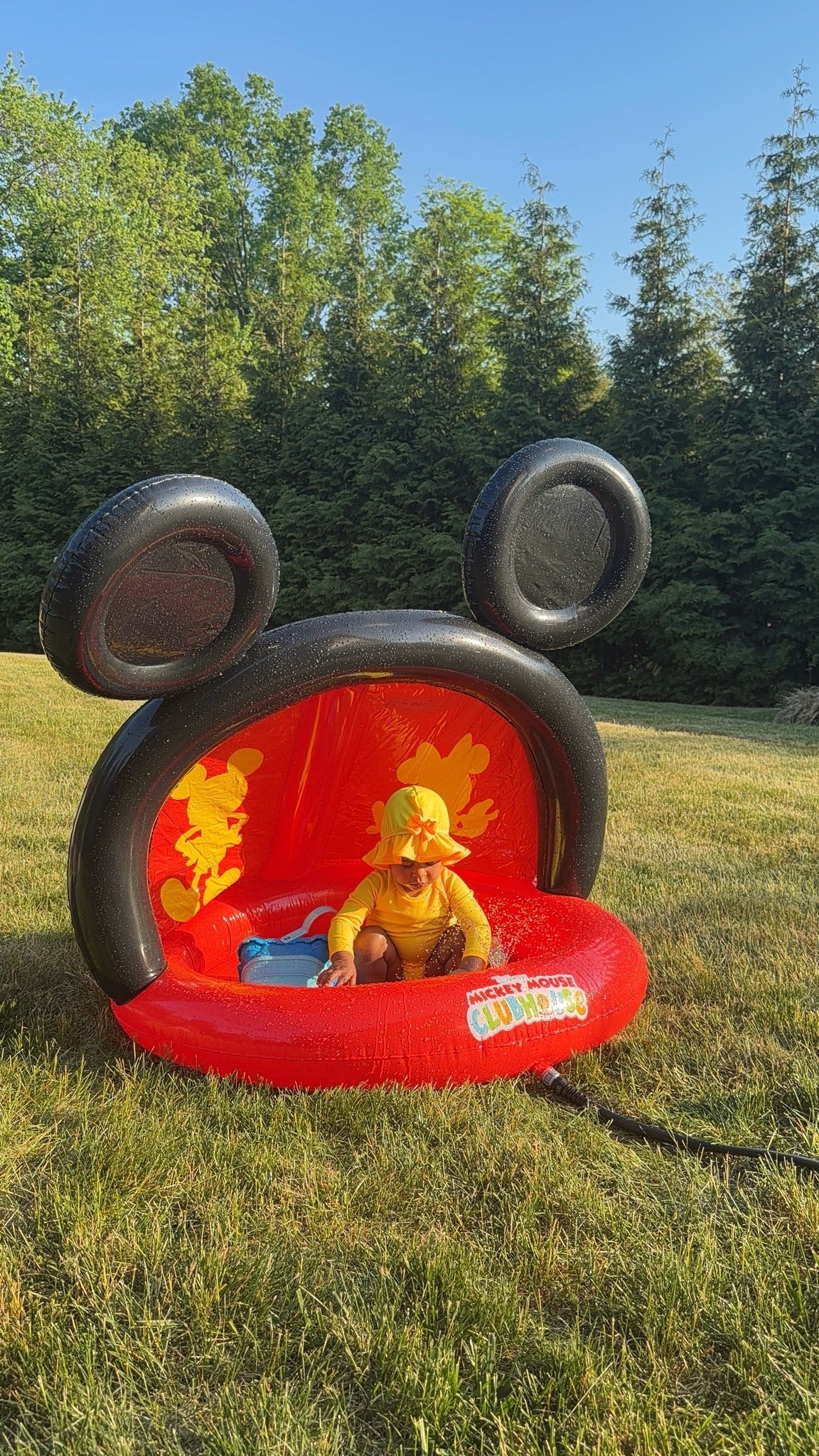 Her favorite kiddie pool ! Her exact yellow swimsuit is linked below! Similar pools linked also!

#LTKBaby #LTKKids #LTKSeasonal